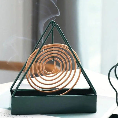 Triangular Shape Iron Mosquito Coil Holder